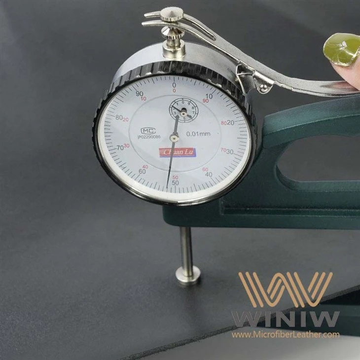 Wrinkle‑Proof Micro‑fiber PU Leather For Footwear Upper Materials high quality